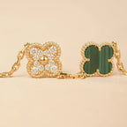 [Loco ]New  CLOVER 5 MOTIF MALACHITE BRACELET COLLECTION