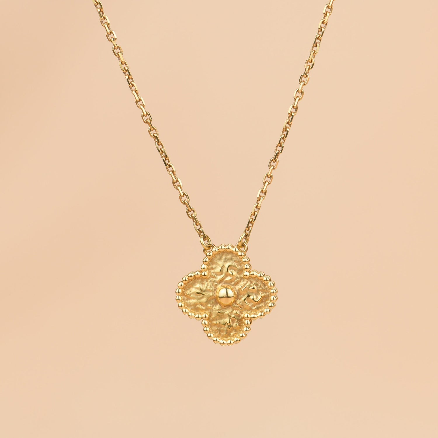 Loco CLOVER 15MM  BRONZING NECKLACE