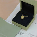 Loco CLOVER 15MM DIAMOND GOLD MOTHER OF PEARL NECKLACE