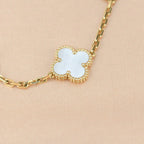 [Loco ]New CLOVER WHITE PEARL MOP 5 MOTIF BRACELET COLLECTION