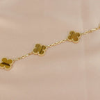 [Loco ]New  CLOVER 5 MOTIFS TIGER EYE BRACELET COLLECTION