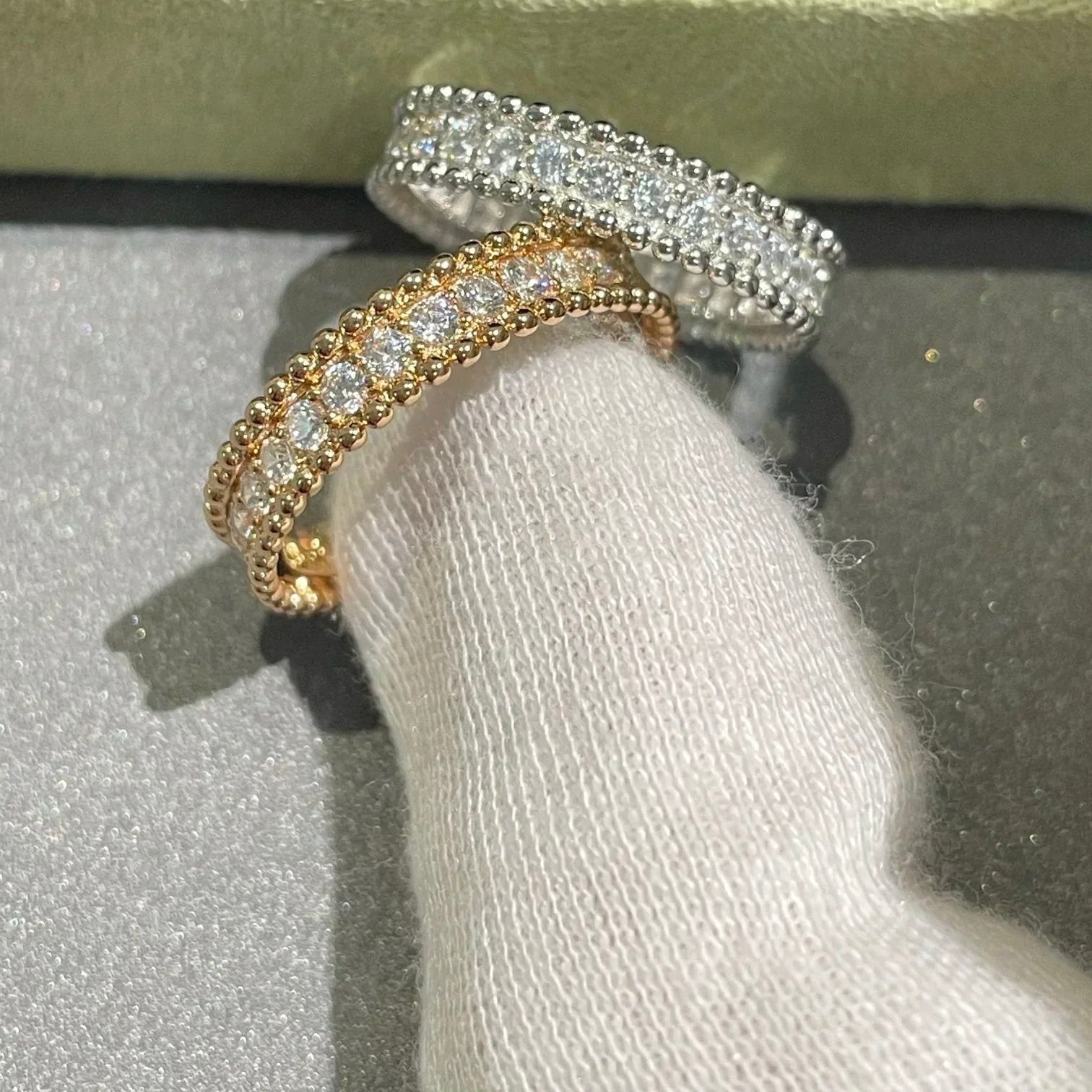 Loco PERLEE DIAMOND SILVER RING