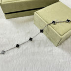 [Loco ]CLOVER 6 MOTIF  ONYXS BRACELET