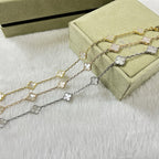 [Loco ]CLOVER 6 MOTIF WHITE MOP BRACELET