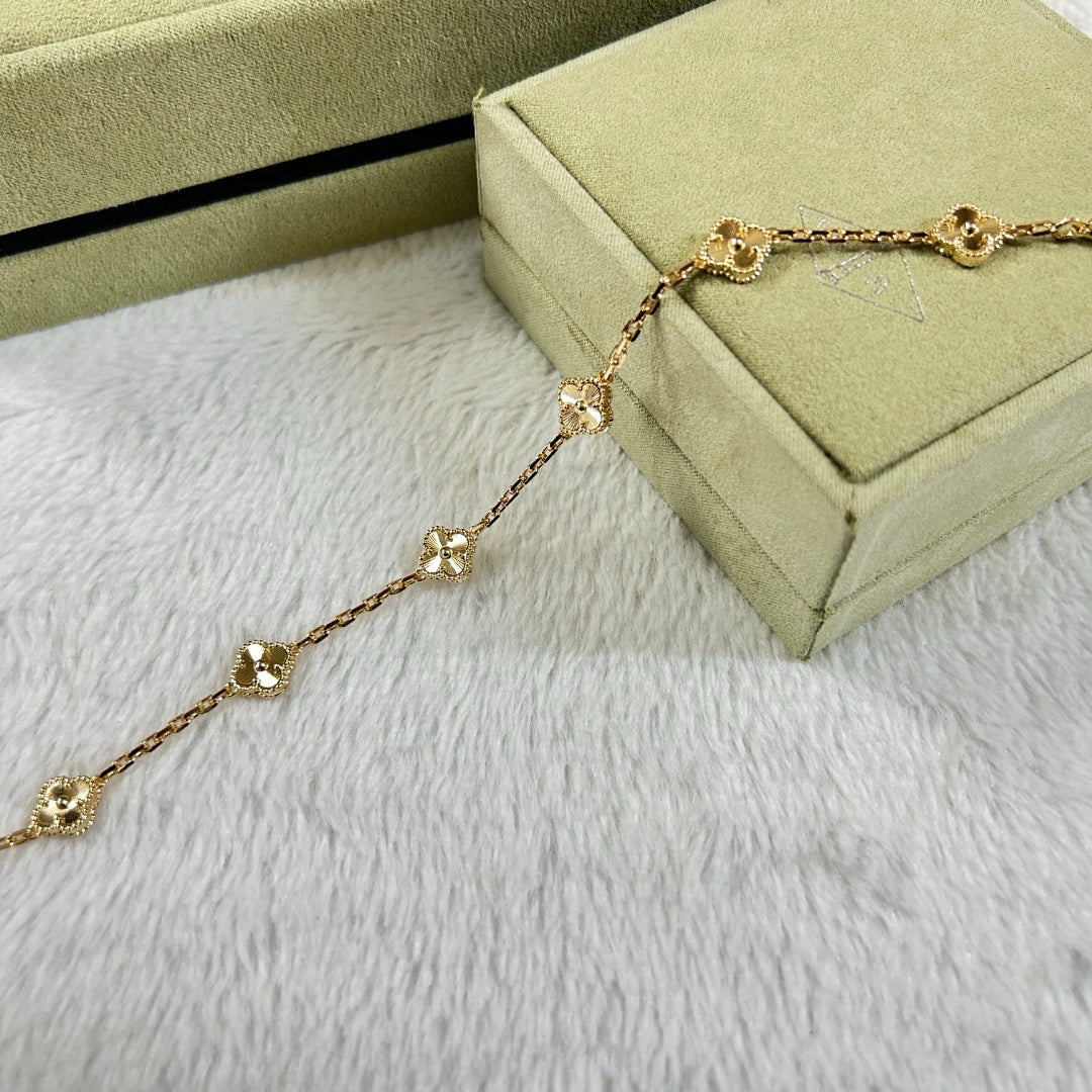 [Loco ]New CLOVER 6 MOTIF DIAMOND BRACELET
