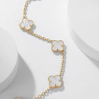 Loco CLOVER 10 MOTIFS WHITE MOTHER OF PEARL NECKLACE