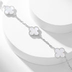 Loco CLOVER 10 MOTIFS WHITE MOTHER OF PEARL NECKLACE