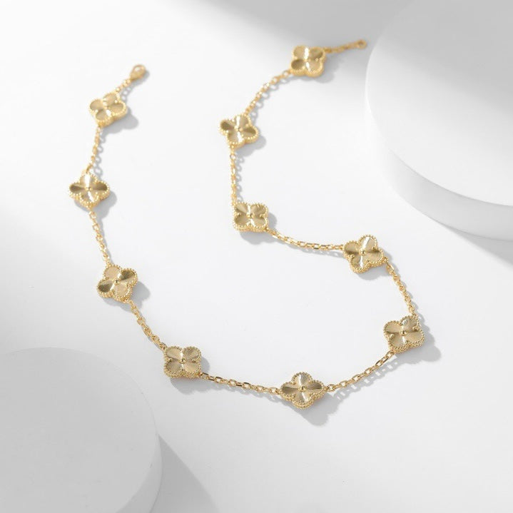 Loco CLOVER 10 MOTIFS LASER NECKLACE