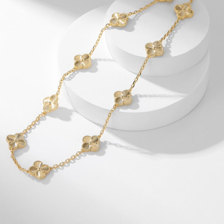 Loco CLOVER 10 MOTIFS LASER NECKLACE