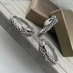[Loco ] EW OBSIDIAN & DIAMOND SERPENT BRACELET