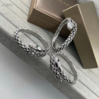 [Loco ] EW OBSIDIAN & DIAMOND SERPENT BRACELET