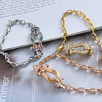 Loco FORCE LARGE HORSESHOE CLASP  METAL BRACELET