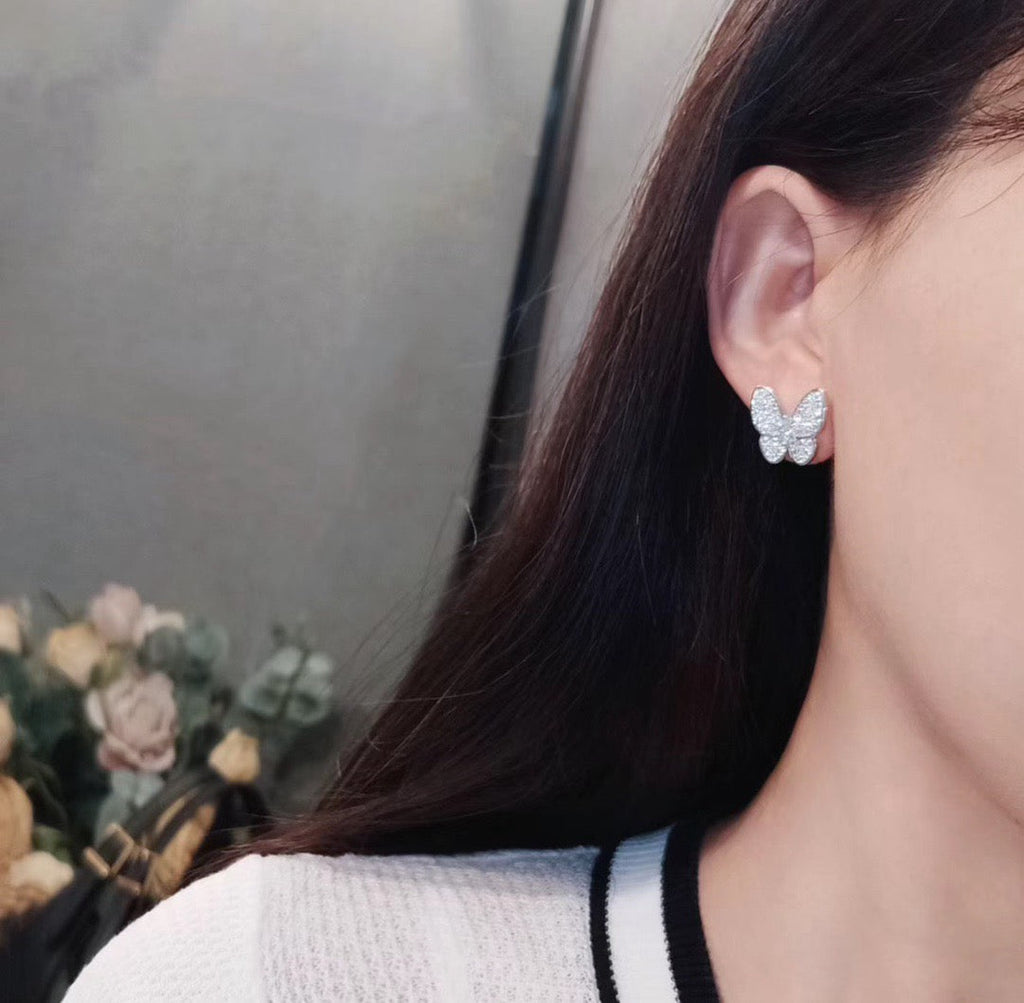 Loco BUTTERFLY ALL DIAMOND EARRINGS