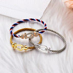 Loco FORCE LARGE HORSESHOE NO DIAMOND BRACELET GOLD