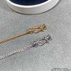 Loco FORCE SMALL HORSESHOE  DIAMOND CHAIN ROPE BRACELET