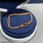 Loco FORCE SMALL HORSESHOE  DIAMOND CHAIN ROPE BRACELET