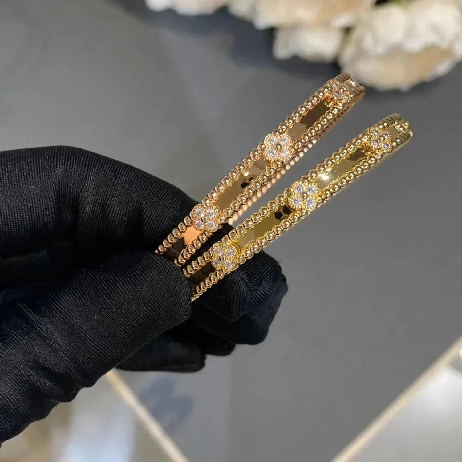 Loco CLOVER BRACELET 4MM DIAMONDS