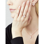 Loco CLOVER 15MM DIAMOND SINGLE FLOWER NECKLACE