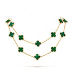 Loco CLOVER 20 MOTIFS MALACHITE GOLD