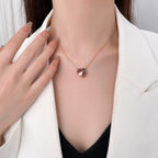 Loco LUCKY  CARNELIANS LADYBUG NECKLACE