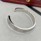 Loco LOVE BRACELET 6.1MM 1 DIAMOND OPEN CUFF