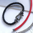 Loco FORCE LARGE SERIES HORSESHOE BLACK SAMURAI BRACELET