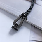 Loco FORCE LARGE SERIES HORSESHOE BLACK SAMURAI BRACELET