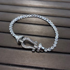 Loco FORCE  HORSESHOE  DIAMOND TENNIS BRACELET