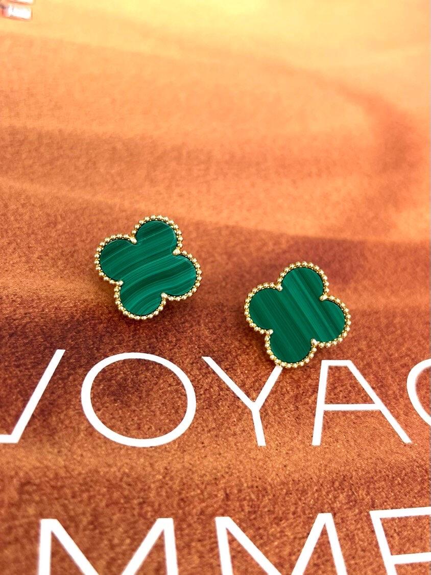 [Loco ] CLOVER LARGE (20mm) 1 MOTIFS GREENER MOP STUD EARRINGS