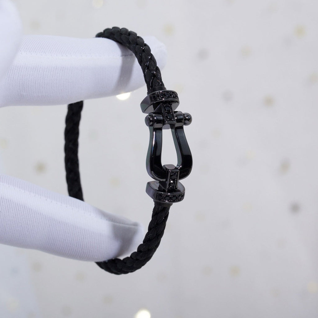 Loco FORCE LARGE SERIES HORSESHOE BLACK SAMURAI BRACELET