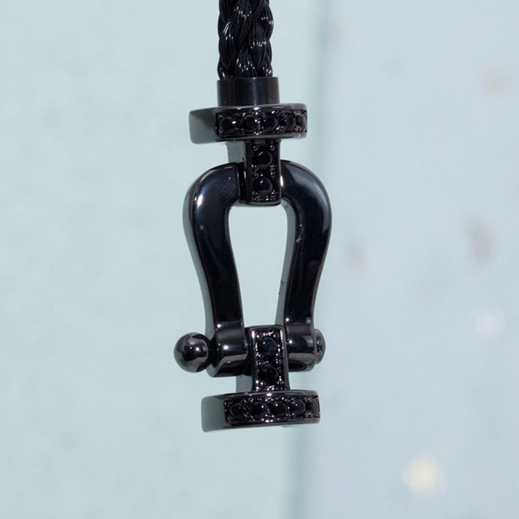 Loco FORCE LARGE SERIES HORSESHOE BLACK SAMURAI BRACELET