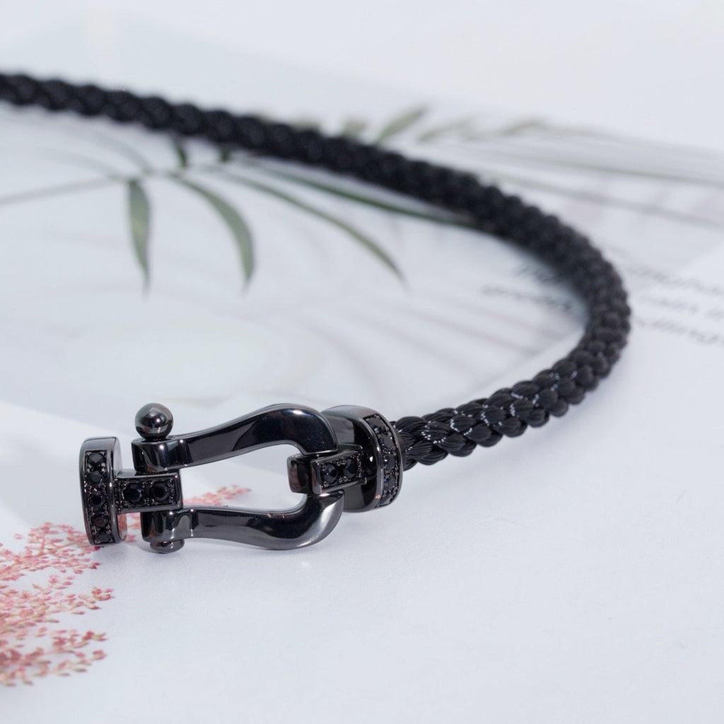 Loco FORCE LARGE SERIES HORSESHOE BLACK SAMURAI BRACELET