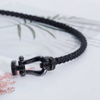 Loco FORCE LARGE SERIES HORSESHOE BLACK SAMURAI BRACELET