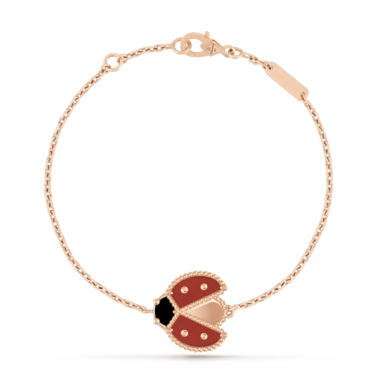 Loco LUCKY SPRING 1 MOTIF PINK GOLD BRACELET