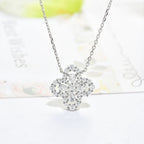 Loco LOOP NECKLACE FULL MOTIF DIAMOND 16MM MULTIPLE COLORS