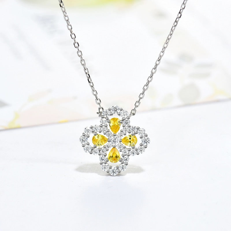 Loco LOOP NECKLACE FULL MOTIF DIAMOND 16MM MULTIPLE COLORS