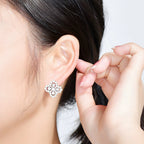 Loco LOOP EARRINGS FULL MOTIF DIAMOND 16MM
