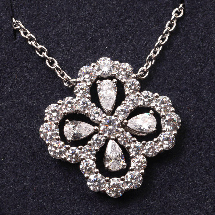 Loco LOOP NECKLACE FULL MOTIF DIAMOND 16MM MULTIPLE COLORS