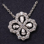 Loco LOOP NECKLACE FULL MOTIF DIAMOND 16MM MULTIPLE COLORS