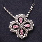 Loco LOOP NECKLACE FULL MOTIF DIAMOND 16MM MULTIPLE COLORS