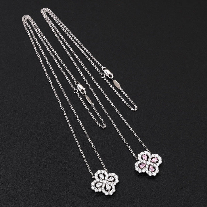 Loco LOOP NECKLACE FULL MOTIF DIAMOND 16MM MULTIPLE COLORS