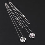 Loco LOOP NECKLACE FULL MOTIF DIAMOND 16MM MULTIPLE COLORS
