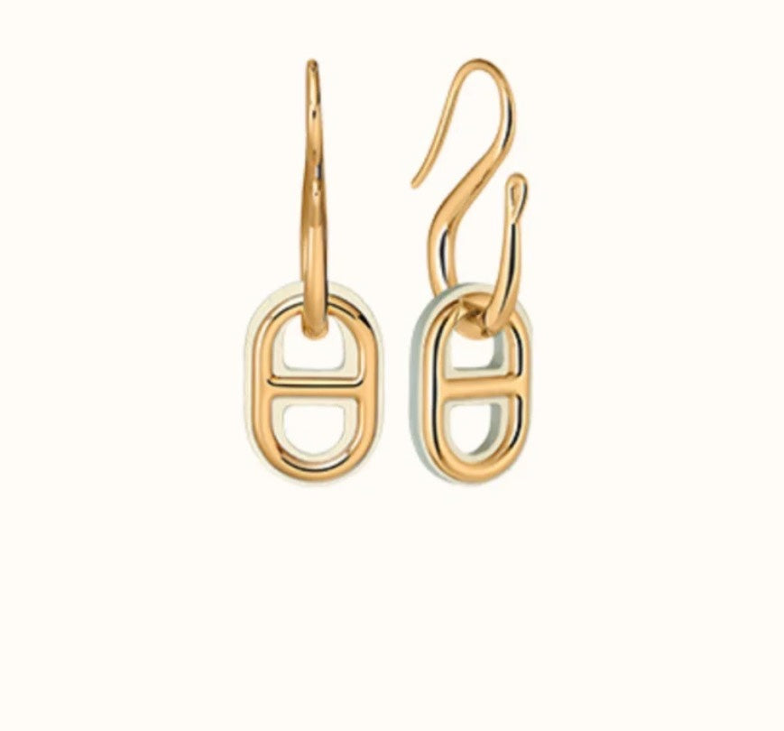 Loco HM O'MAILLON GOLD EARRINGS