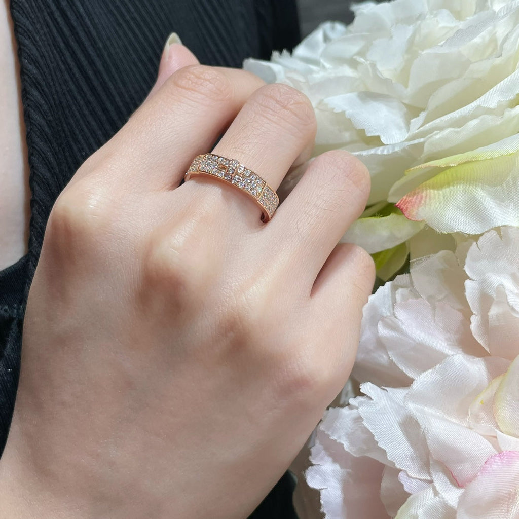 Loco KELLY PINK GOLD DIAMOND RING