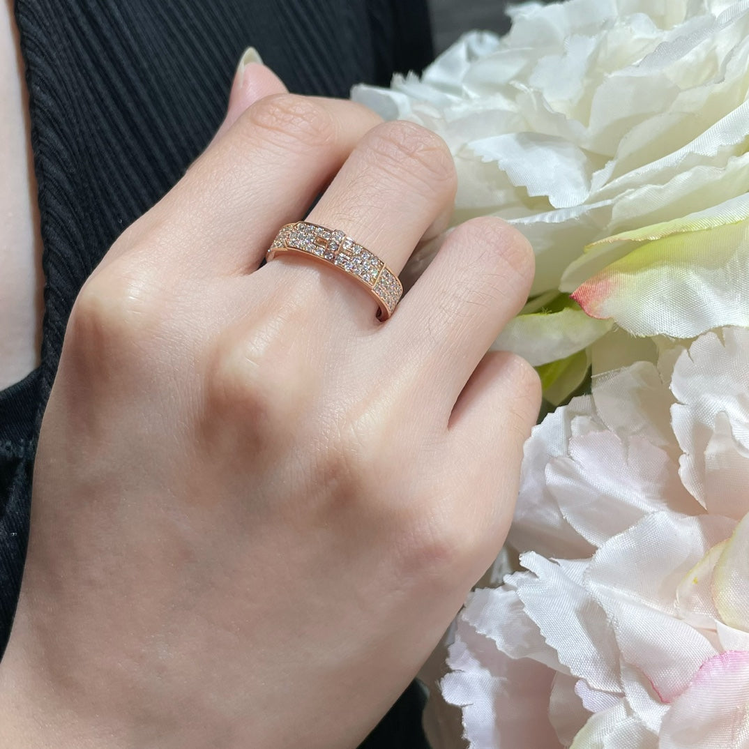 Loco KELLY PINK GOLD DIAMOND RING