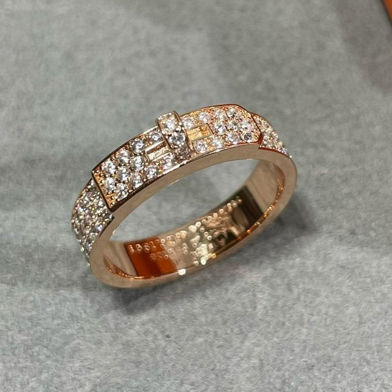 Loco KELLY PINK GOLD DIAMOND RING