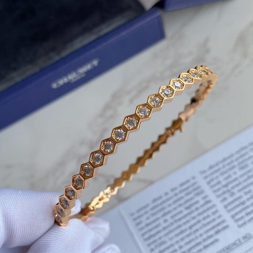 Loco BEE LOVE GOLD BRACELET FULL DIAMOND