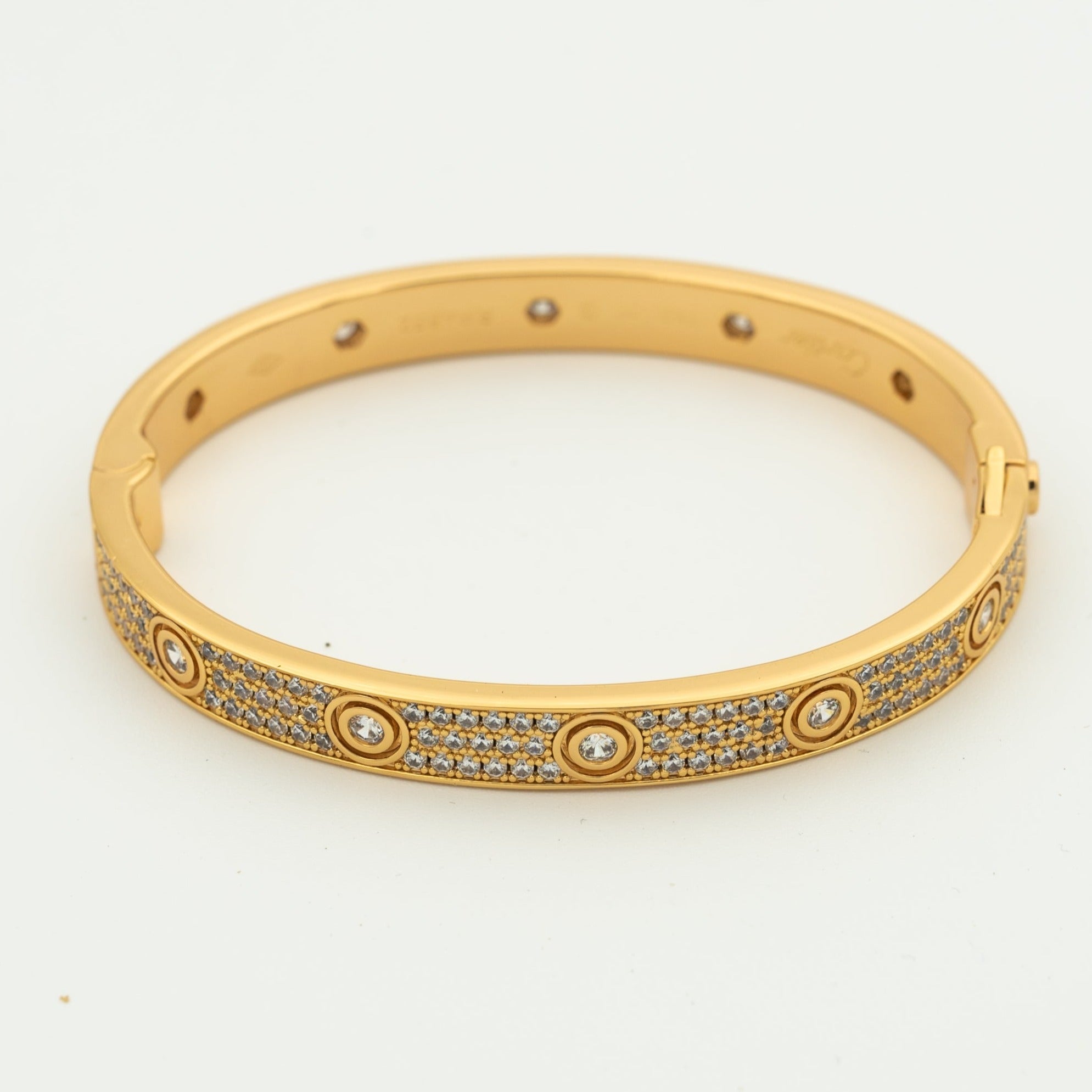 Loco LOVE BRACELET 6.1MM DIAMOND-PAVED 10 BIG DIAMONDS