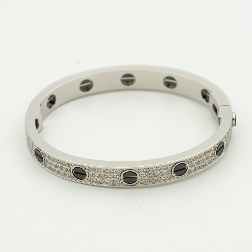 Loco LOVE BRACELET 6.1MM DIAMOND-PAVED CERAMIC