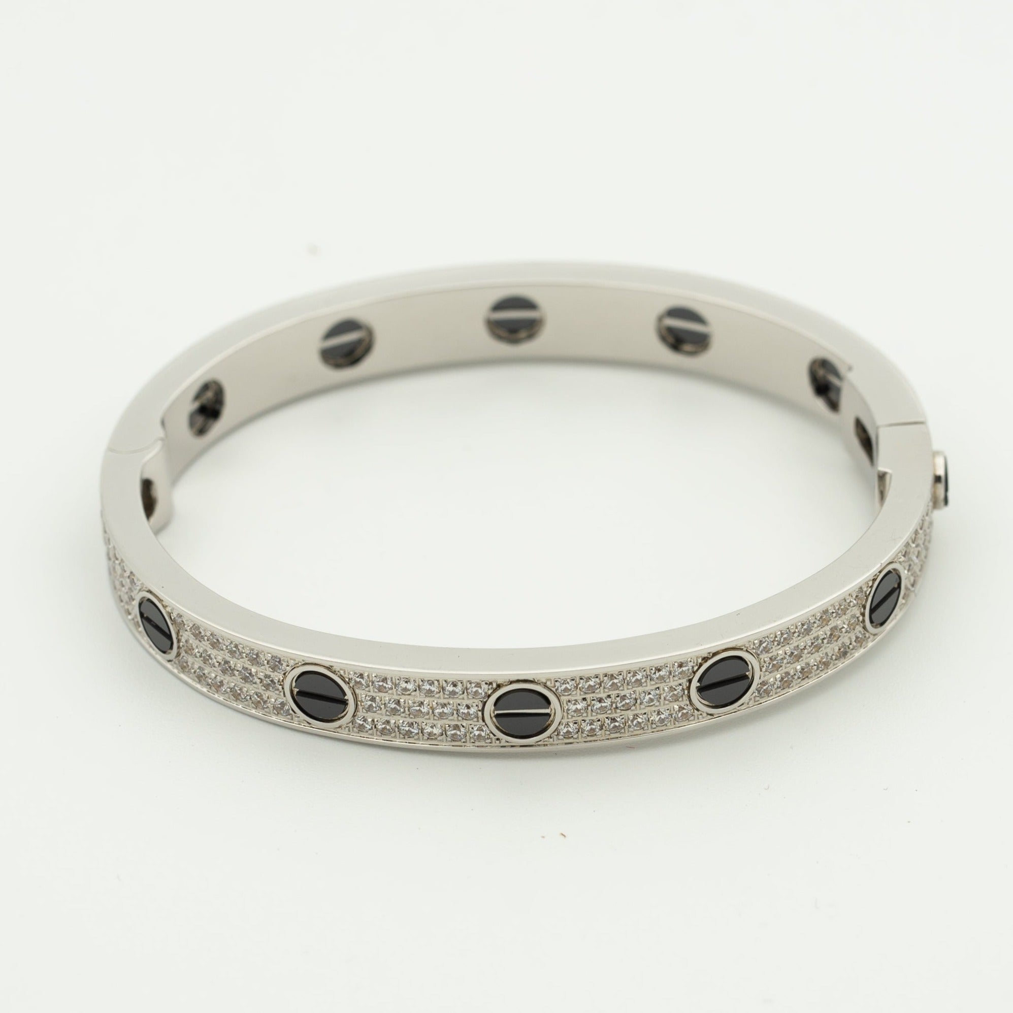 Loco LOVE BRACELET 6.1MM DIAMOND-PAVED CERAMIC